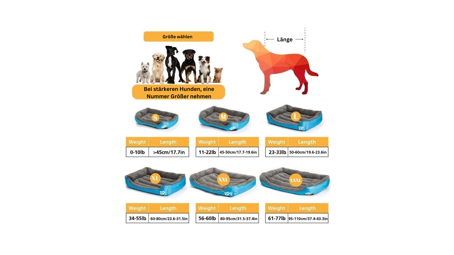 DogParadise - Drehbares Hundebett