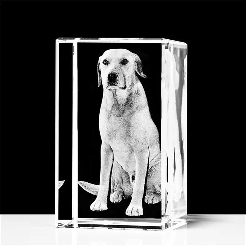 DogParadise - Personalisierter Cubekristall