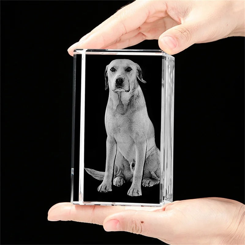 DogParadise - Personalisierter Cubekristall