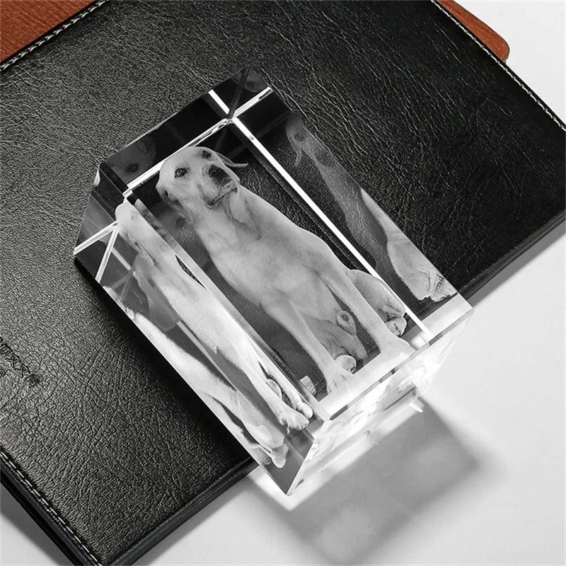 DogParadise - Personalisierter Cubekristall